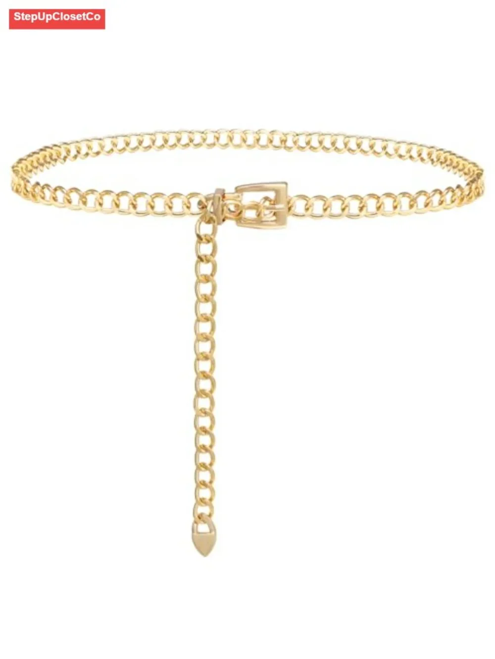 Metal Chain Belt Women Adjustable Waist Belt Boho Western Sun Moon Hip Hop Belts